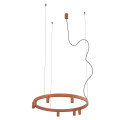 Люстра Nowodvorski 12418 Fourty Round GU10 R35+LED 7+6x10W+9W 3000K 710Lm IP20 теракотова1